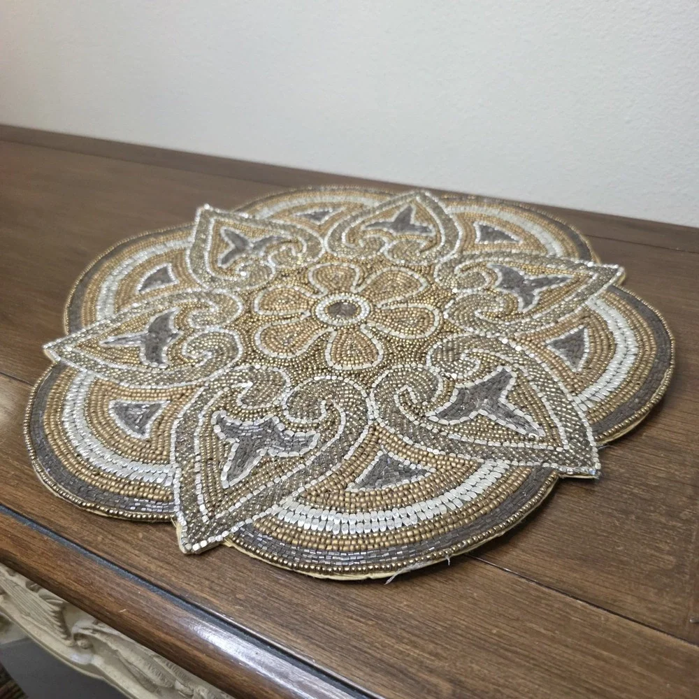 Pier 1 Imports Beaded Placemat 15